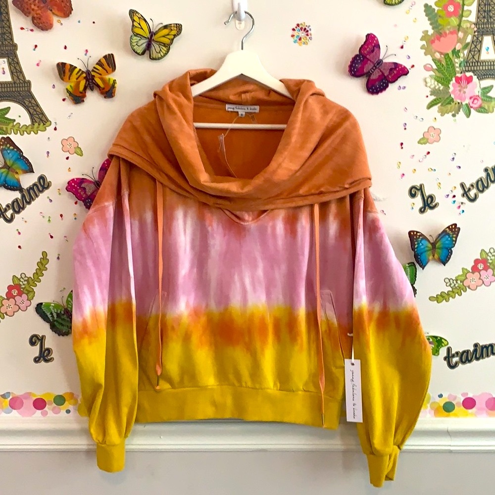 ❣️Young fabulous & broke❣️fleece sweatshirt ❣️last one❣️❤️🌺💜💗 - Picture 1 of 7
